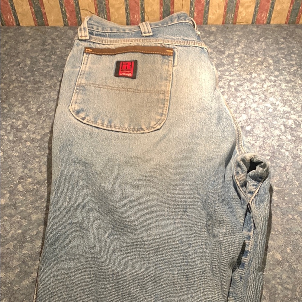 Riggs work wear blue jeans durashield 38x34 used
